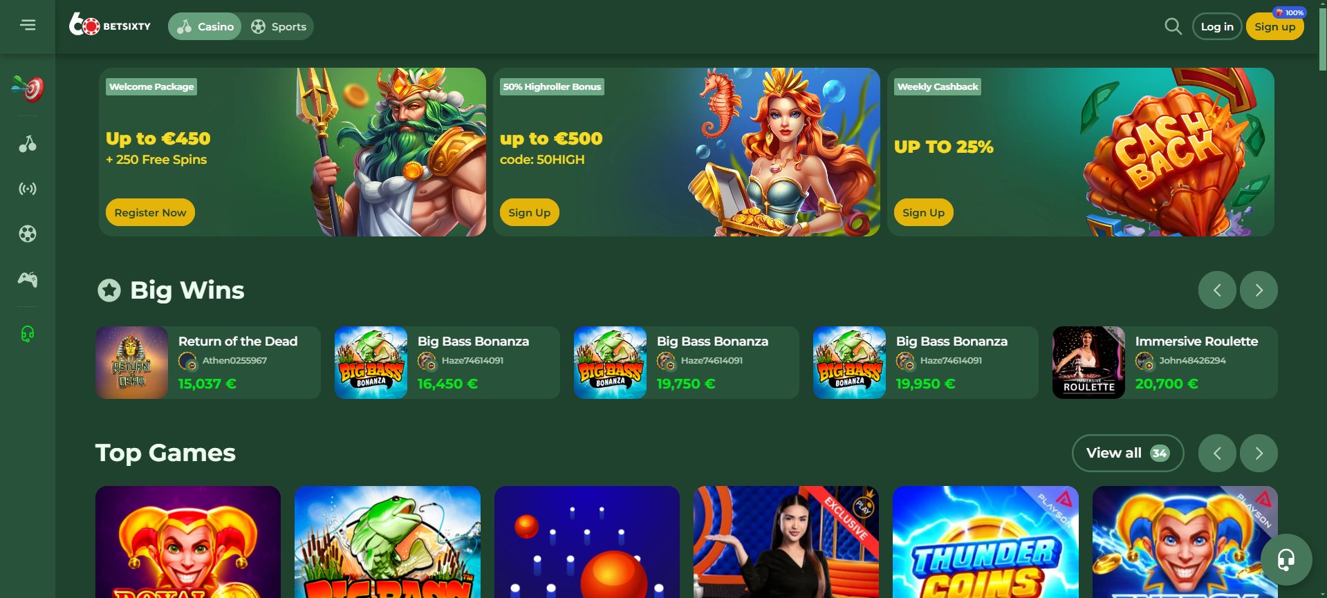 Betsixty Casino